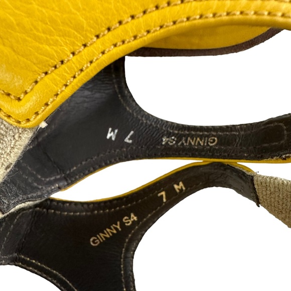 Donald J Pliner Ginny Espadrille Cork Wedge Sandals Size 7M - Picture 15 of 16